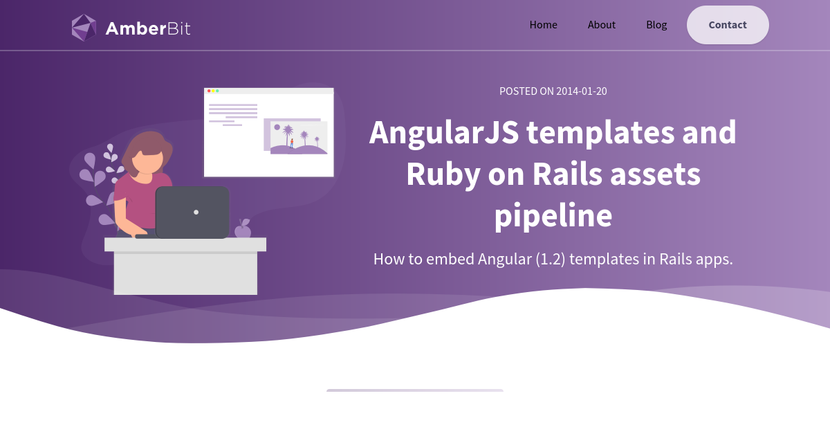 Angularjs Templates And Ruby On Rails Assets Pipeline Amberbit Sp Z O O